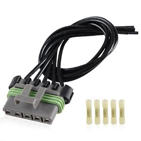 HVAC Blower Motor Motor Connector Harness Pigtain （Bold 13 AWG Wire Harness） ، AC Fan Blower Wire Assombly متوافق مع شيفروليه تراكس 2015 2016 2017 2018 2019 استبدال# 99595KW