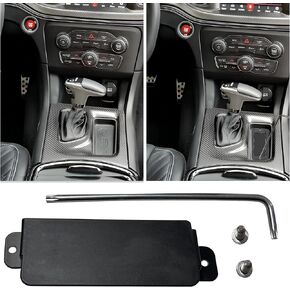 Anti-Theft Steel Neutral Cover Plate Compatible with 2015-2023 Dodge Charger SRT Hellcat Redeye, SRT Hellcat, Scatpack 392, Daytona & Hemi