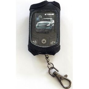 غطاء جلدي أسود لـ Compustar 2WT13R-SF جهاز التحكم عن بعد (عن بُعد غير متضمن)