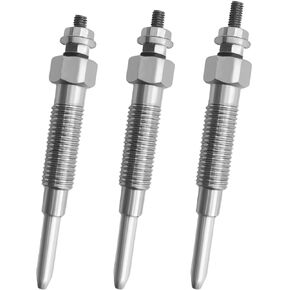 Glow Plugs for Mitsubishi S4S S3L S3L2 Engine, Forklift Compact Tractor Replace #32A66-03100