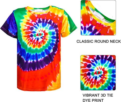 Hippie Costume for Men 60s 70s Fringe Vest Colorful T-shirt Set Carnival Party Tassel Vest Hippy Halloween Costume in Saudi Arabia