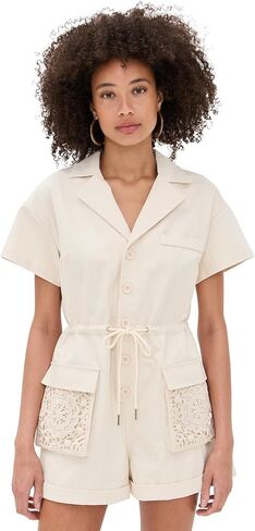 Line & Dot Women's Veni Romper in Saudi Arabia
