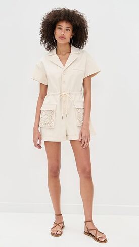 Line & Dot Women's Veni Romper in Saudi Arabia