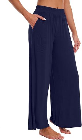 Wiwi Viscose من Bamboo Women 'S Pajamas Pants Soft Yoga Loose Pant Comfy Pajama ST-XXL in Saudi Arabia
