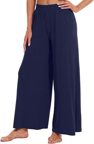 Wiwi Viscose من Bamboo Women 'S Pajamas Pants Soft Yoga Loose Pant Comfy Pajama ST-XXL in Saudi Arabia
