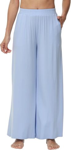 Wiwi Viscose من Bamboo Women 'S Pajamas Pants Soft Yoga Loose Pant Comfy Pajama ST-XXL in Saudi Arabia