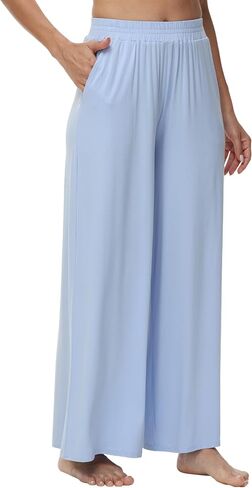 Wiwi Viscose من Bamboo Women 'S Pajamas Pants Soft Yoga Loose Pant Comfy Pajama ST-XXL in Saudi Arabia