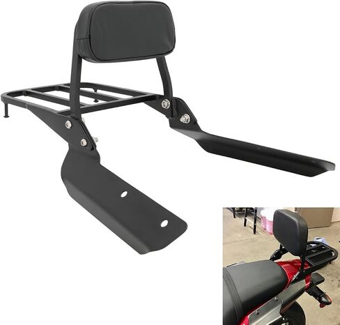 Passenger Sissy Bar with Luggage Rack Backrest for Honda CTX700 CTX700D CTX700N 2014-2018, Black in Saudi Arabia