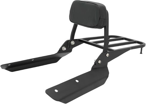 Passenger Sissy Bar with Luggage Rack Backrest for Honda CTX700 CTX700D CTX700N 2014-2018, Black in Saudi Arabia