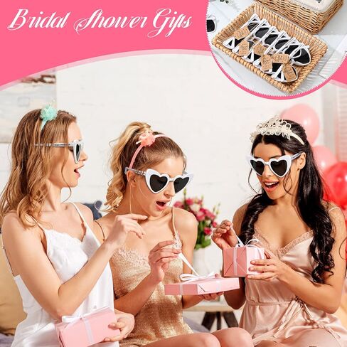 Vabean Wedding Heart Sunglasses Bulk Wedding Gifts Bachelorette Bridal Party Favors for Guests Reception in Saudi Arabia