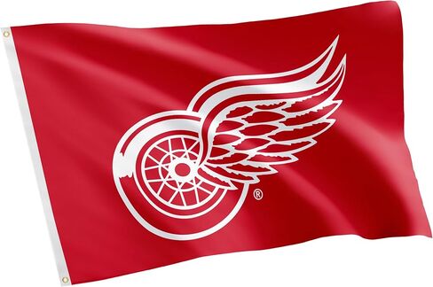 Desert Cactus Detroit Red Wings Flag NHL 100% Polyester Indoor Outdoor 3x5 feet National Hockey League Team (Design #2) in Saudi Arabia