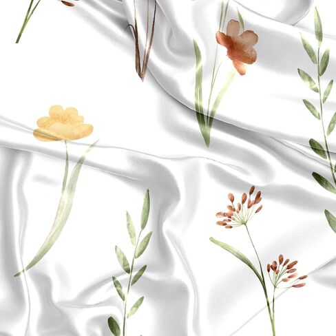 Sweet Jojo Designs Taupe Floral Leaf Boy Girl Gender Neutral Baby Satin Fitted Crib Sheet Infant Newborn Nursery Toddler Bed Room Standard Mattress Ivory Boho Bohemian Watercolor Botanical Woodland in Saudi Arabia
