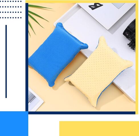 BBTO 10 Pcs Window Defogger Sponge Absorbent Window Cleaner No Scratch Large Windshield Defogger Bulk Mirror Washing Sponge Car Wash Sponges for Car Bug and Tar Remover Scrubber Detailing Motorcycle in Saudi Arabia