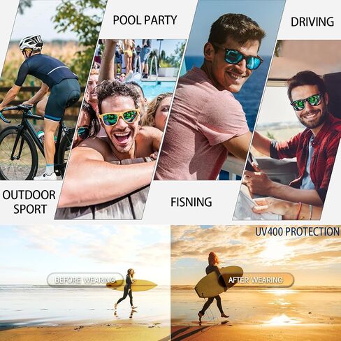 Pibupibu 10/20 Pack Neon Party Sunglasses Bulk,Wholesale Retro 80s Colorful Mirrrored Lens Sunglasses Party Favors in Saudi Arabia