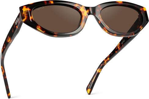 Wearme Pro-نظارات شمسية مستقطبة للسيدات ، إطار أسيتات أزياء زاهية ، عدسات بيضاوية ، مصقول يدويًا in Kuwait