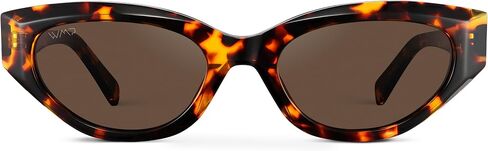 Wearme Pro-نظارات شمسية مستقطبة للسيدات ، إطار أسيتات أزياء زاهية ، عدسات بيضاوية ، مصقول يدويًا in Kuwait