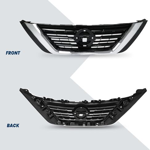 Front Bumper Black Air Intake Grille Replacement Shroud Front Air Intake Grill Replacement Kit Compatible with 2016 2017 2018 Nissan Altima Sedan in Saudi Arabia