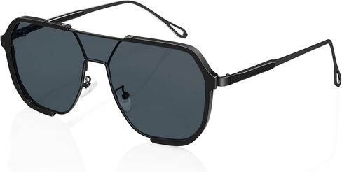 RMEROM RETRO SPIPED SPEX ALGIATRESS SUNGLESS للنساء ، 2025 FASHION VINTAGE EDIATIATY GRAIN AVIATR in Kuwait