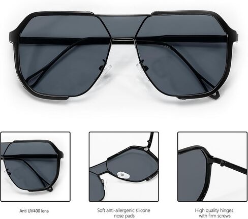 RMEROM RETRO SPIPED SPEX ALGIATRESS SUNGLESS للنساء ، 2025 FASHION VINTAGE EDIATIATY GRAIN AVIATR in Kuwait