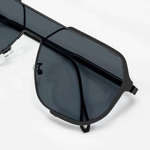 RMEROM RETRO SPIPED SPEX ALGIATRESS SUNGLESS للنساء ، 2025 FASHION VINTAGE EDIATIATY GRAIN AVIATR in Kuwait