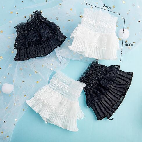 Lolita Lace Gloves Hand Sleeve Cuff Fingerless Elastic Manicure Decorative for Women Bridal Wedding Party Accessories in Saudi Arabia