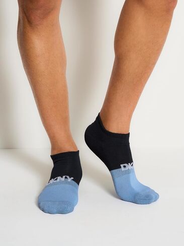 DKNY Men's 6 Pack Sport Cushion Low Cut Socks in Saudi Arabia