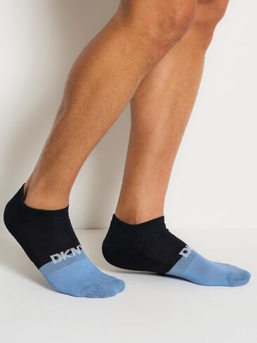 DKNY Men's 6 Pack Sport Cushion Low Cut Socks in Saudi Arabia