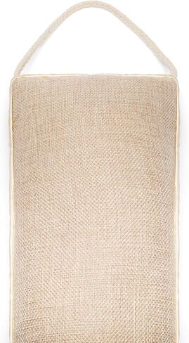Weighted Door Draft Stopper 36 inch, Linen Weighted Under Door Draft, Noise, Cold Air, Dust Stopper, Seal, Energy Saving, Elegant (1, Beige 36 Inch) in Saudi Arabia