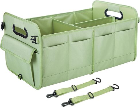 Trunk Organizer SUV, Car Storage Organizer Trunk, NOT-FLIMSY ANTI-SLIDE 70L Spacious Collapsible Sturdy Trunk Organizer for Grocery/Car Accessories/Women Men's Gift, Fruit Green in Saudi Arabia