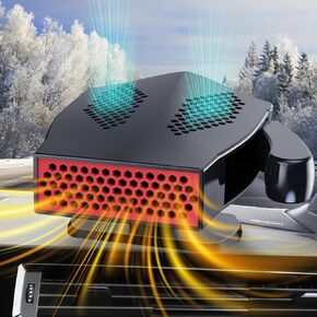 سخان السيارة ، سخان السيارات المحمولة 12V 200W و Deferoster ، و defogger من الزجاج الأمامي للسيارة ، ومدفأة السيارات التي تتصل بأفتحان السجائر ، و 2 في مروحة التدفئة والتبريد السريعة لجميع السيارات