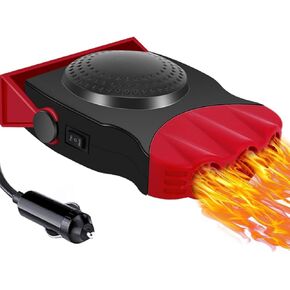 Car Heater,12V Fast Heating Defrost Defogger, 2 in1 Fast Heating or Cooling Fan 150W Portable Car Heater
