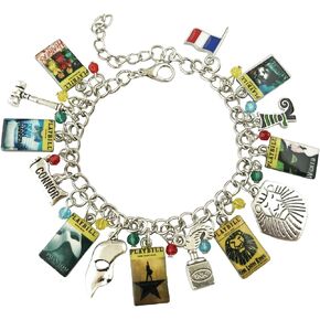 HyeeMiZine Broadway Charm Bracelet Gifts for Woman Men