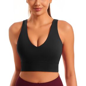 حمالات الصدر الرياضية الملساء للنساء قمم تجريب عميقة V-neck pat-pat-bra bra bar bra bra bra bra brais