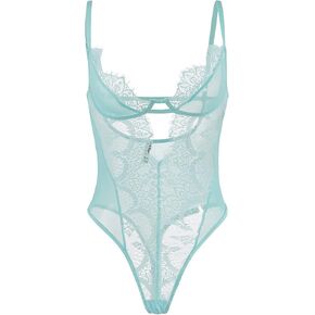 Lingerie for Women One Piece Lace Elastic Bodysuit Teddy Babydoll Underwear