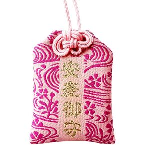 يدويًا يدويًا يابانية يابانية Omamori نعمة تميمة محظوظة للصحة/السعادة/الابتعاد عن الأمراض حظًا في تعليق هدايا حقيبة الحظ لمحبي الحيوانات الأليفة