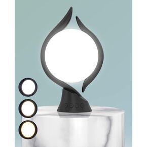HIBOITEC Light Therapy Lamp, UV-Free 10000 Lux Therapy Light, LED Happy Mood Lamps with 5 Adjustable Brightness and Timer & Memory Function, 3 Color Temperature, Unique Art Design for a Happy Life