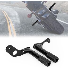 الدراجات النارية ركاب PEG PEG BAR الإطار شريط التمرير 2-في 1 ل Softail Street Bob Fat Bob Rider Rider Heritage Classic 2018 2019 2020 2021 2022 2023 2024 محرك خلف حارس الحارس واقي المصد.