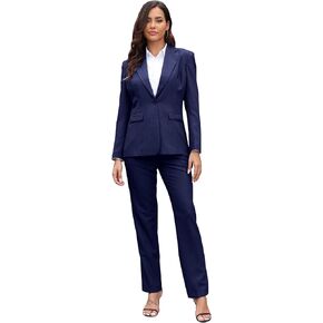 Women's Suits for Work Professional Womens Suits 2 Piece Set Business Suit for Women