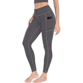 MIRITY High Waist Yoga Leggings with Pockets for Women - Buttery Soft Workout Stretchy Yoga Pants Pack of 1