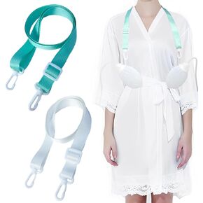 2 Pcs Adjustable Shower Lanyards for Mastectomy Drain Holder JP Drainage，Breast Cancer Lanyard-Surgery Recovery Management,Fter Mastectomy Must Haves (Pink and Blue)