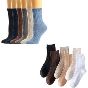 Mcool Mary Women's Crew Socks,Casual Athletic Breathable Soft Knit Cotton Cute Dress Sock for Girl 12 Pack