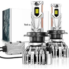 NOVSIGHT H13 LED Fog Light Bulbs - 100000 Hour Durability, 32000 Lumens 6500K Cool White Light, All-Weather Waterproof, Pack of 2
