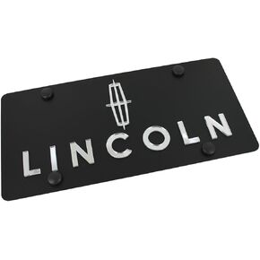 Eurosport Daytona- متوافق مع - ، Lincoln Logo على لوحة ترخيص الصلب الكربوني