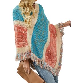 Chic Cardigan Bohemian Poncho | Soft and Comfortable Lightweight Cardigan Poncho | Cute and Stylish Shawl