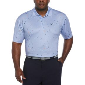 Callaway Men's Short Sleeve All-Over Golf Bag Essentials Print