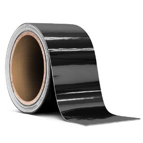VVIVIDID Chrome Air Air Finys Loot Roll (2 "× 40 قدمًا (كروم أسود))