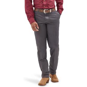 Wrangler Men Flat Front Front Most Most Casual Pant ، الفحم