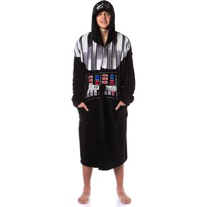 Bioworld Star Wars Robe Adult Hooded Self-Tie Fleece Bathrobe