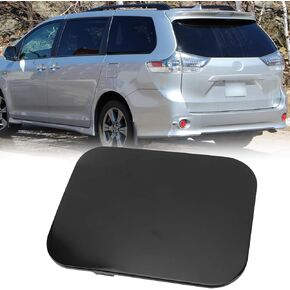 Fuel Door Cover Compatible with Toyota Sienna 2011 2012 2013 2014 2015 2016 2017 2018 2019 Fuel Filler Lid Replace 77350-08020 7735008020