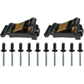 2 Pack Fuel Door Spring Clips Fit for 2004-2009 Toyota 4Runner, 2019-2021 Avalon Camry RAV4, 2008-2021 Land Cruiser, Replace 77360-35040 7736035040, With 10 Pack Fuel Door Rivets